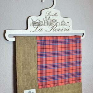 TRAMA SIMPLE CUADRO SALMÓN 110X65