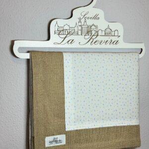 TRAMA SIMPLE ROMBOS BLANCOS 110X65